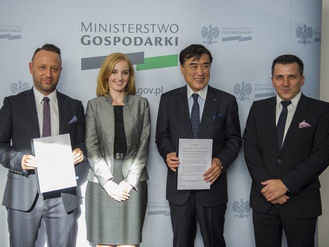 fot. Saule Technologies | Podpisanie umowy z japońskim inwestorem