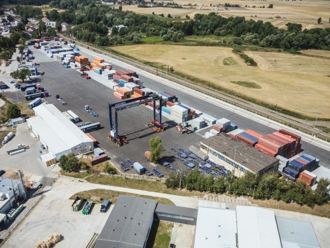 fot. mat. inwestora | Terminal kontenerowy w Kątach Wrocławskich