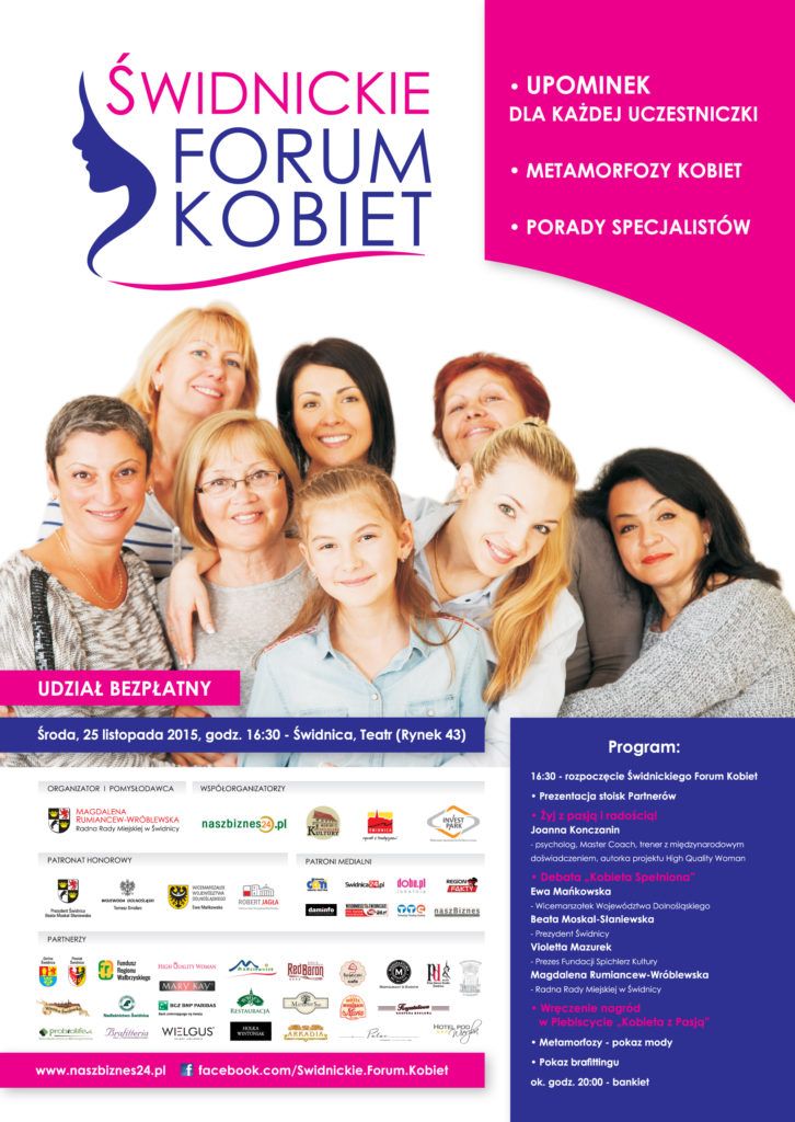 Świdnickie Forum Kobiet - plakat A2
