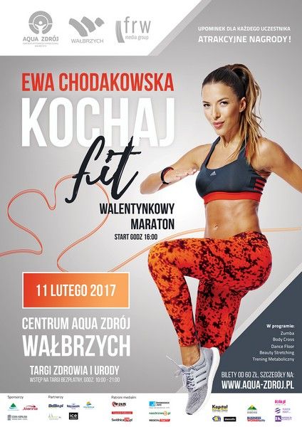 Plakat_Kochaj Fit z Ewą Chodakowską (1)